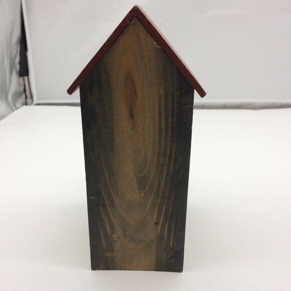 Rustic Hand Painted Winter/Christmas/Holiday Decorative Birdhouse and Plaques - Picture 8 of 10